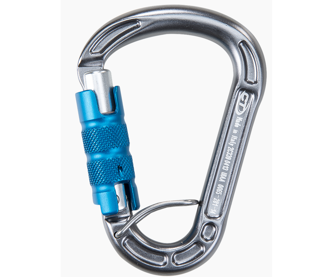 CT 23kN Concept HMS 3 way aluminium karabiner with wire eye
