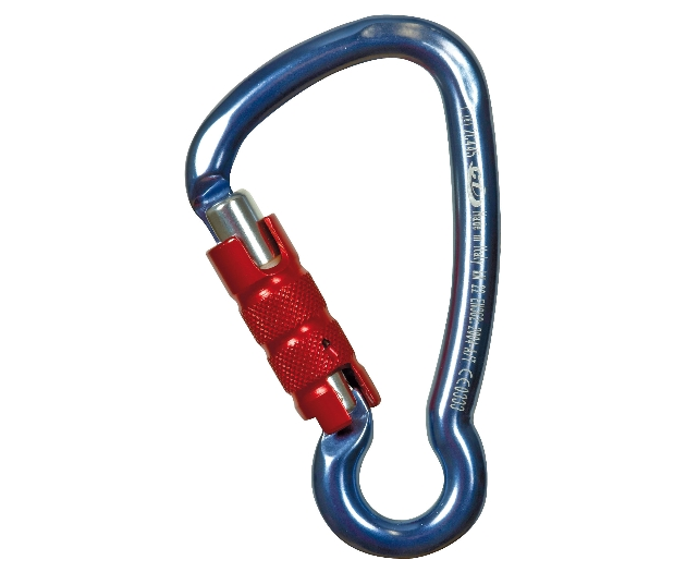 CT 22kN Key twist-lock 3 way light alloy aluminium karabiner