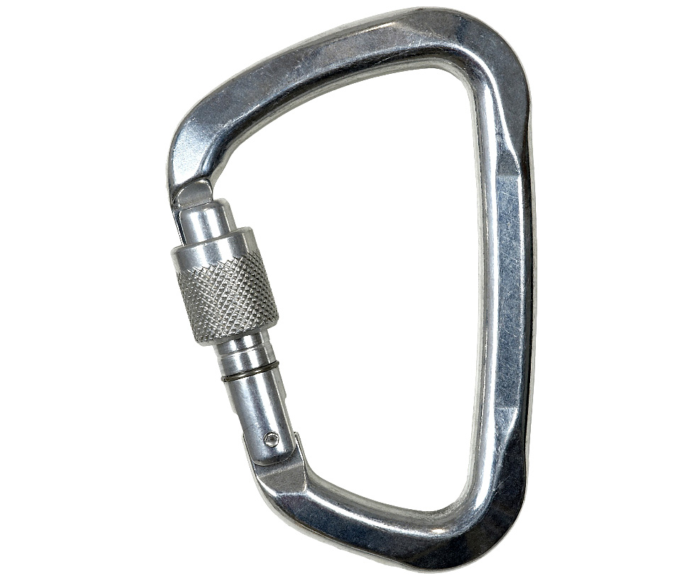 CT 30kN Large screwgate light alloy aluminium karabiner