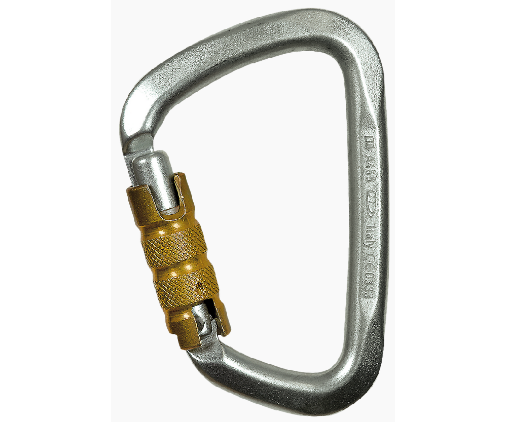 CT 50kN Large 3 way steel karabiner
