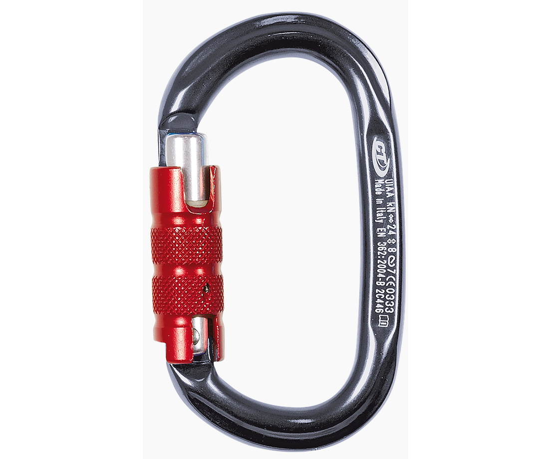 CT 24kN Pillar Oval 3 way aluminium karabiner