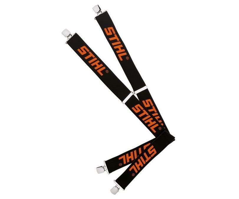 Stihl braces with metal clips (black)