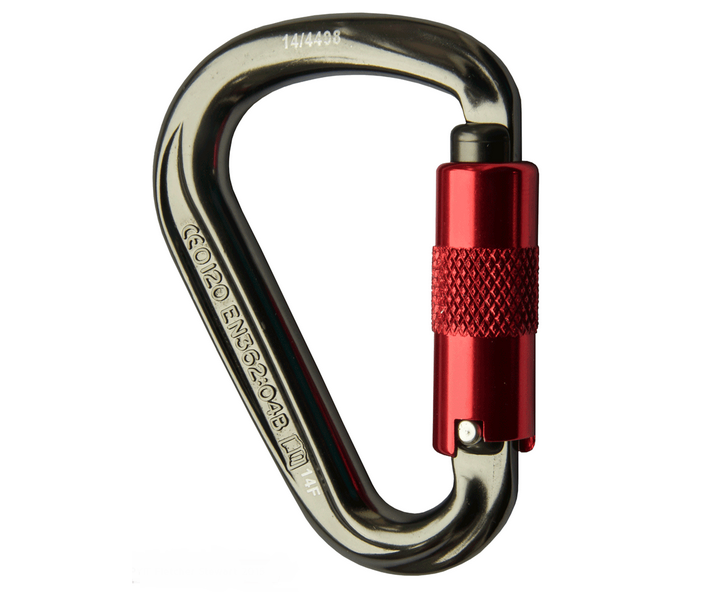 ISC 27kn Mighty Mouse 3 way aluminium karabiner (grey)