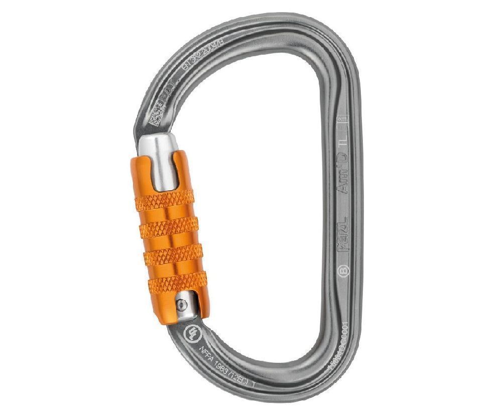 Petzl 28kN M34ATL triact 3 way aluminium karabiner