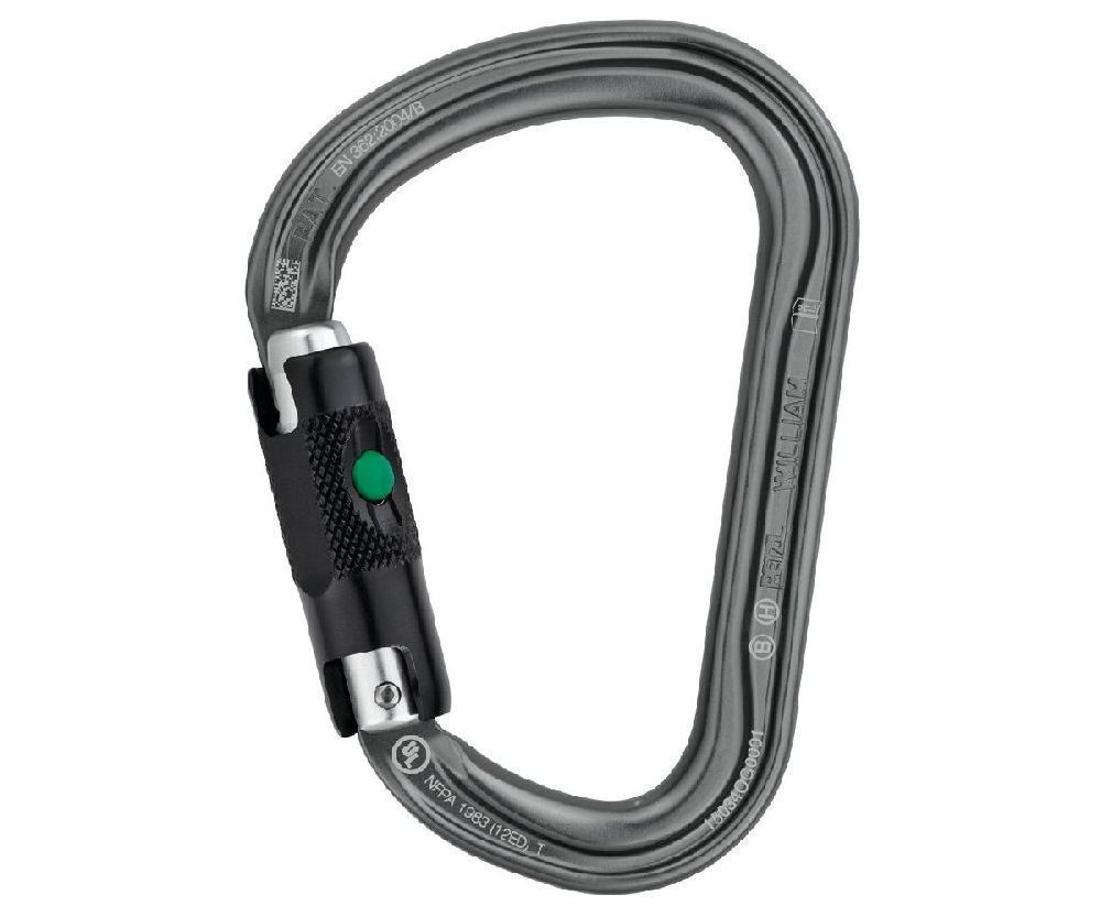 Petzl 25kN M36ABL ball lock 3 way aluminium karabiner (large)