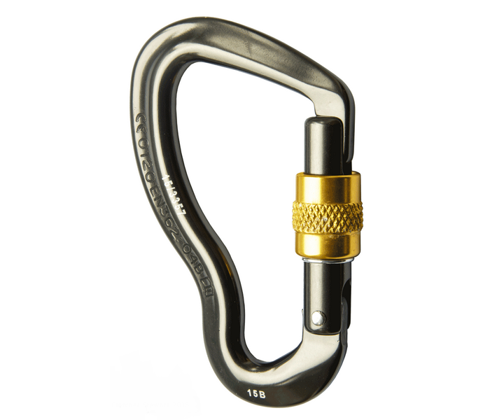 ISC 25kN gator screw gate aluminium karabiner