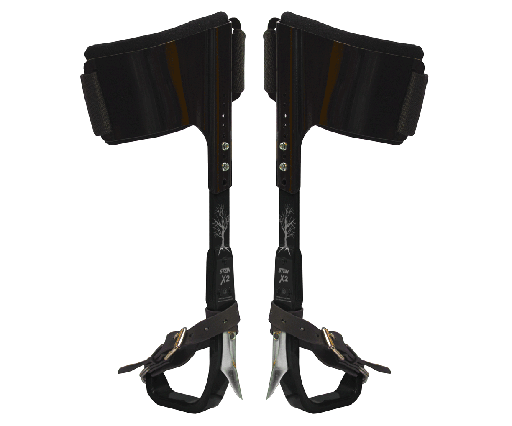 Stein X2 aluminium stealth climbing spikes (black)