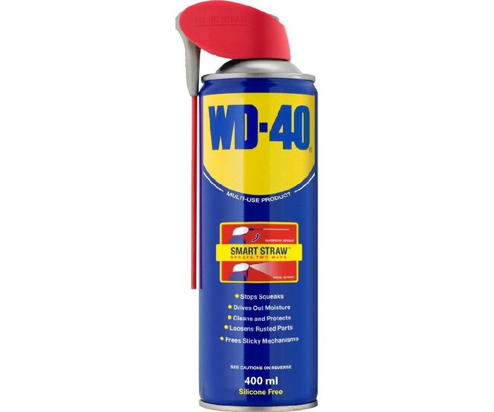 WD-40 lubricant spray with smart straw (450ml)