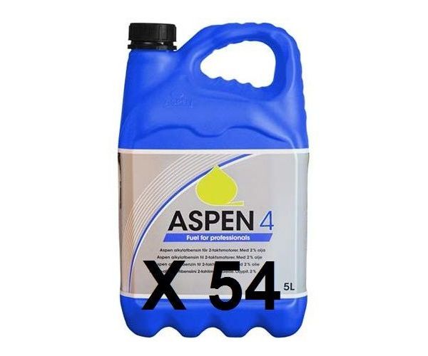 54 Cans - Aspen 4 Alkylate petrol - 5 litre (four stroke)