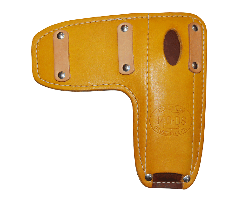Bashlin leather pads for climbing spikes