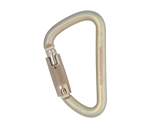 DMM 45kN Klettersteig 3 way carbon steel karabiner