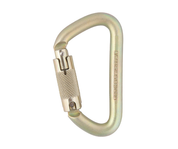 DMM 45kN Offset-D 3 way carbon steel karabiner