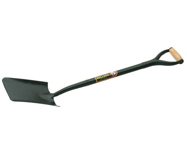 Bulldog square trench shovel (all metal)