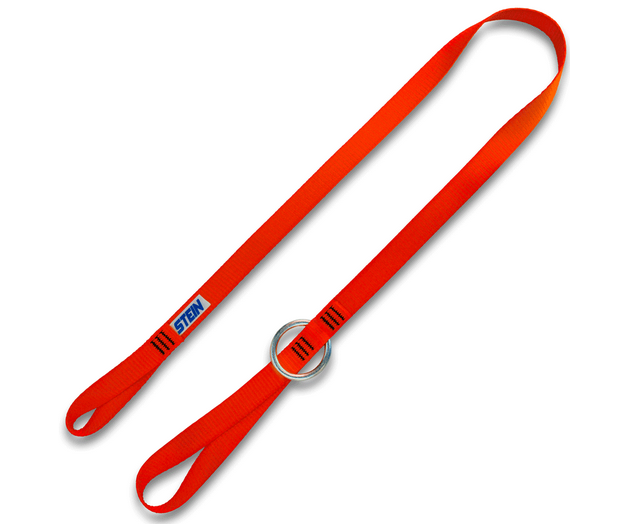 Stein 20mm webbing tool strop with metal ring (Orange)