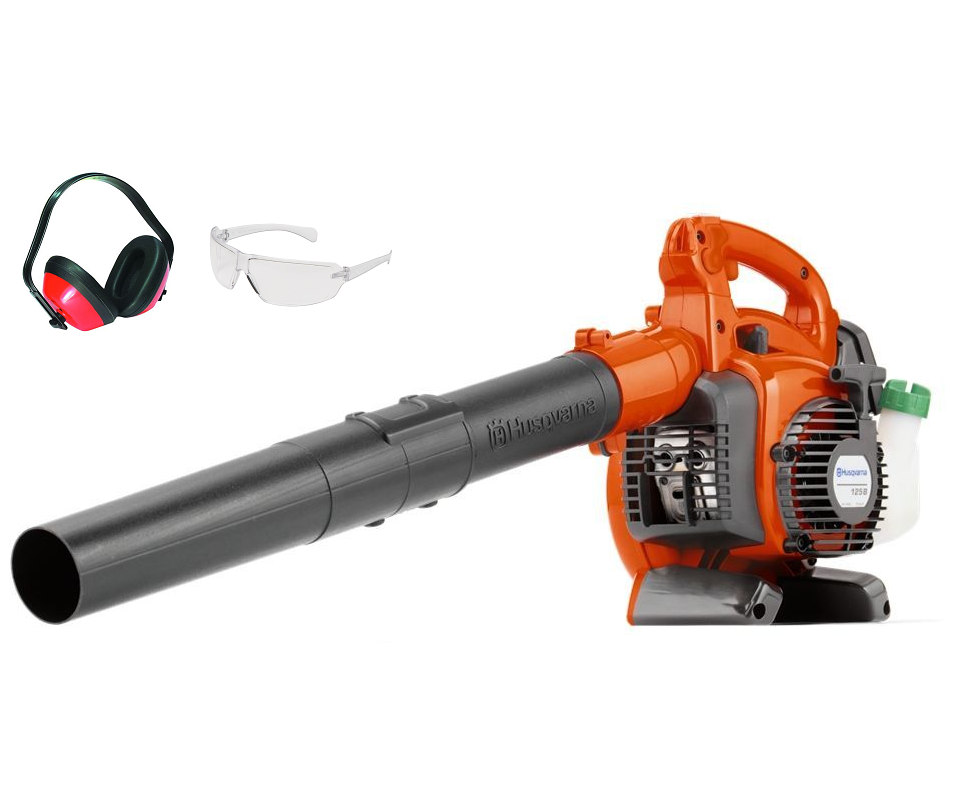 Husqvarna 125B blower (28cc) (comes with ear defenders & safety glasses)