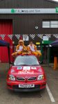 The team in full regalia