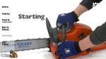 Chainsaw starting