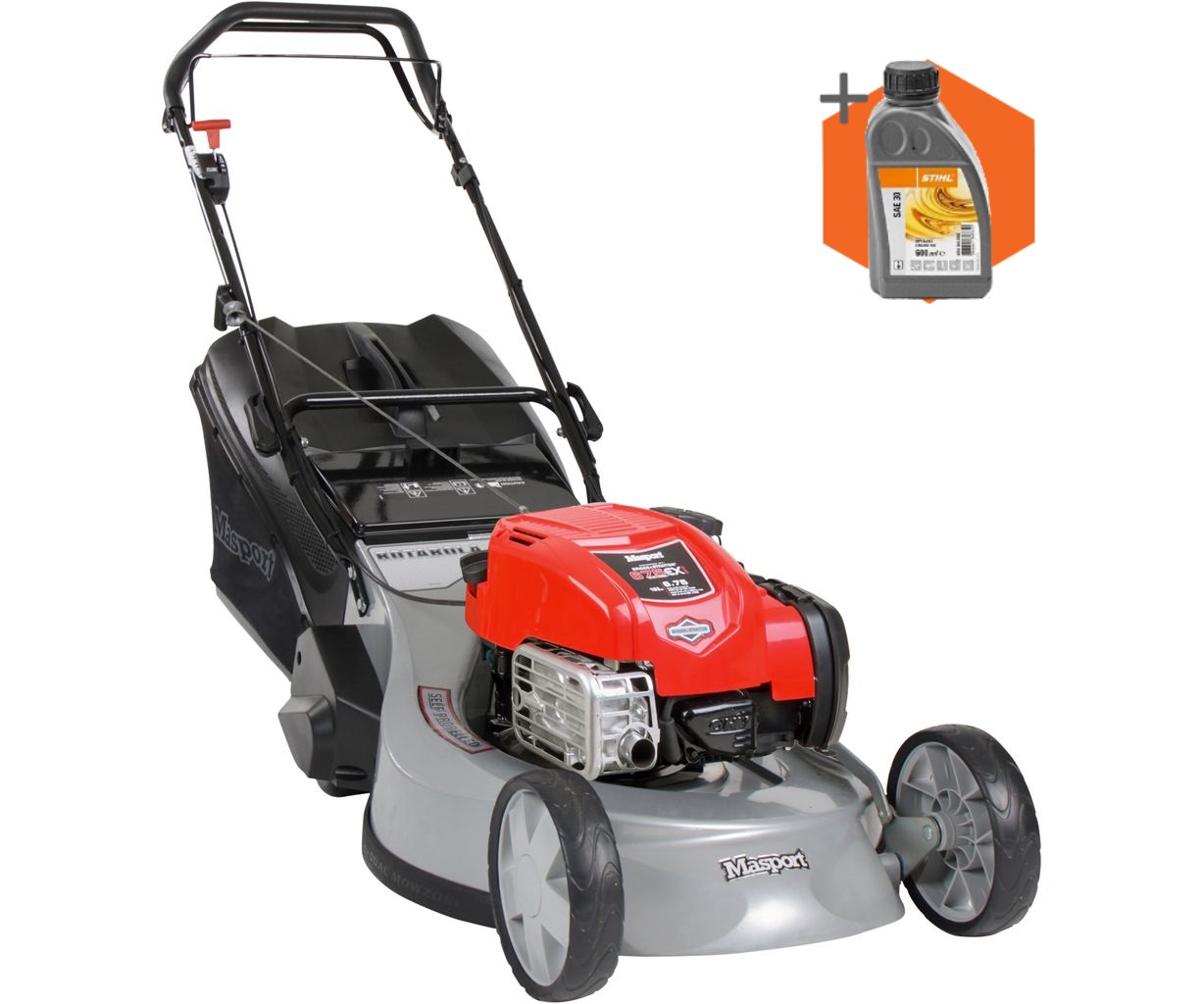Masport Rotarola SP petrol self-propelled rear-roller lawn mower (22
