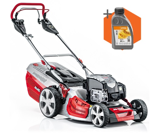 AL-KO Highline 527 VS petrol self-propelled four wheeled lawn mower (51cm cut)
