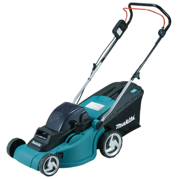 Makita DLM380PG2 18Vx2 LXT battery lawn mower (38cm cut)