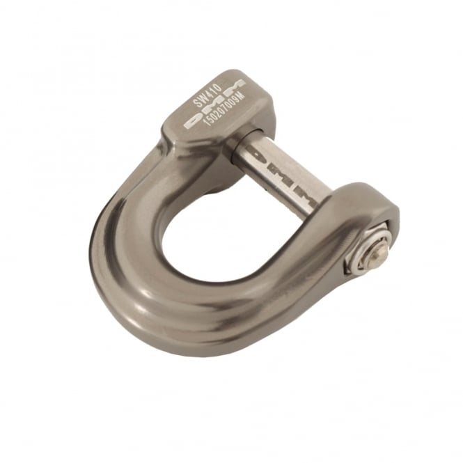 DMM replacement compact D shackle for Focus Swivel (Titanium)