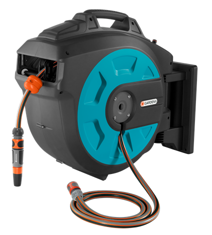 Gardena Wall-Mounted Hose Box 25 roll-up automatic