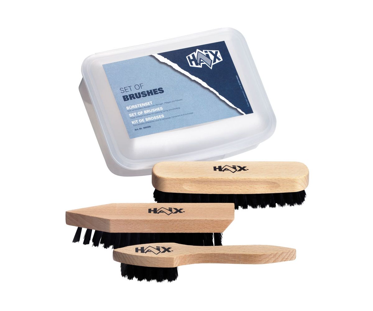 Haix set of cleaning brushes