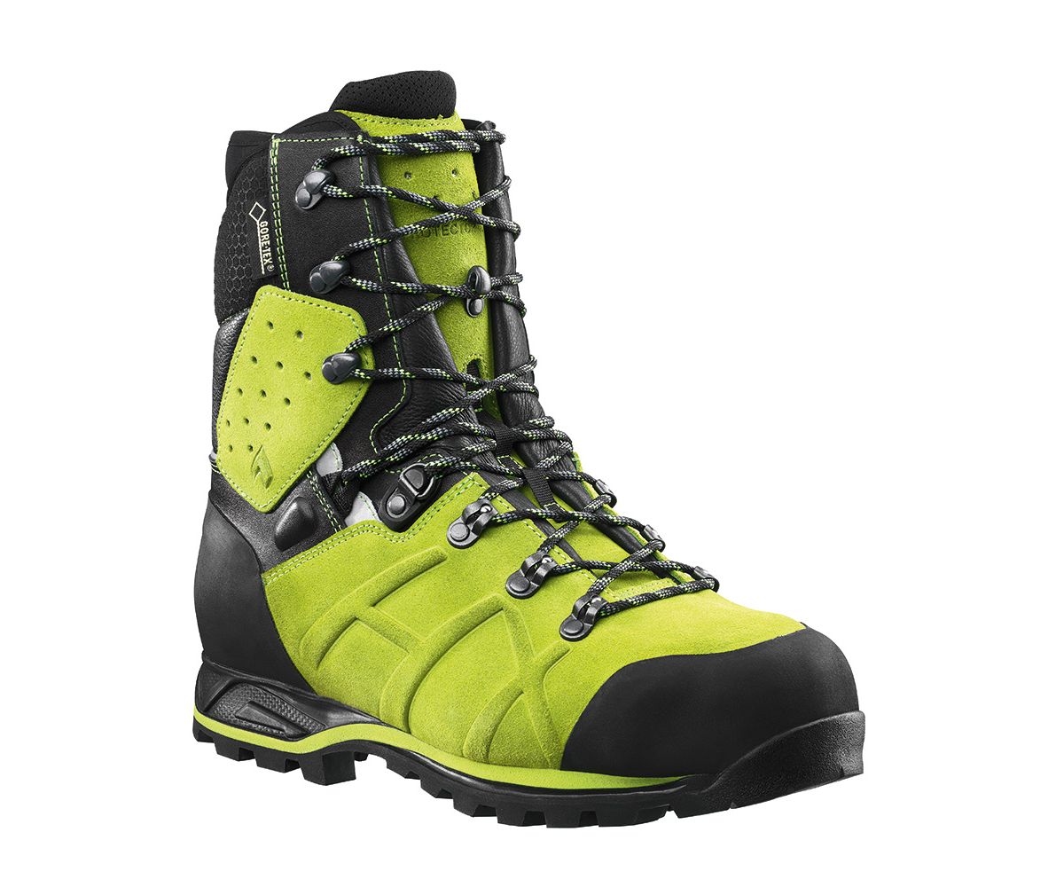 Haix Protector Ultra chainsaw boots (Lime) (class 2)