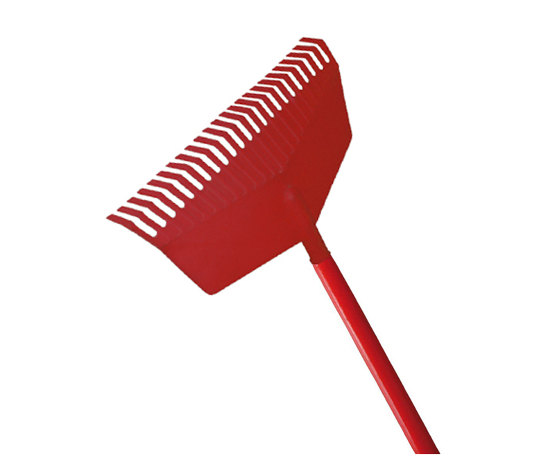 Kamikaze flat rake with wooden handle (450mm) (12 pack for the price of 10)