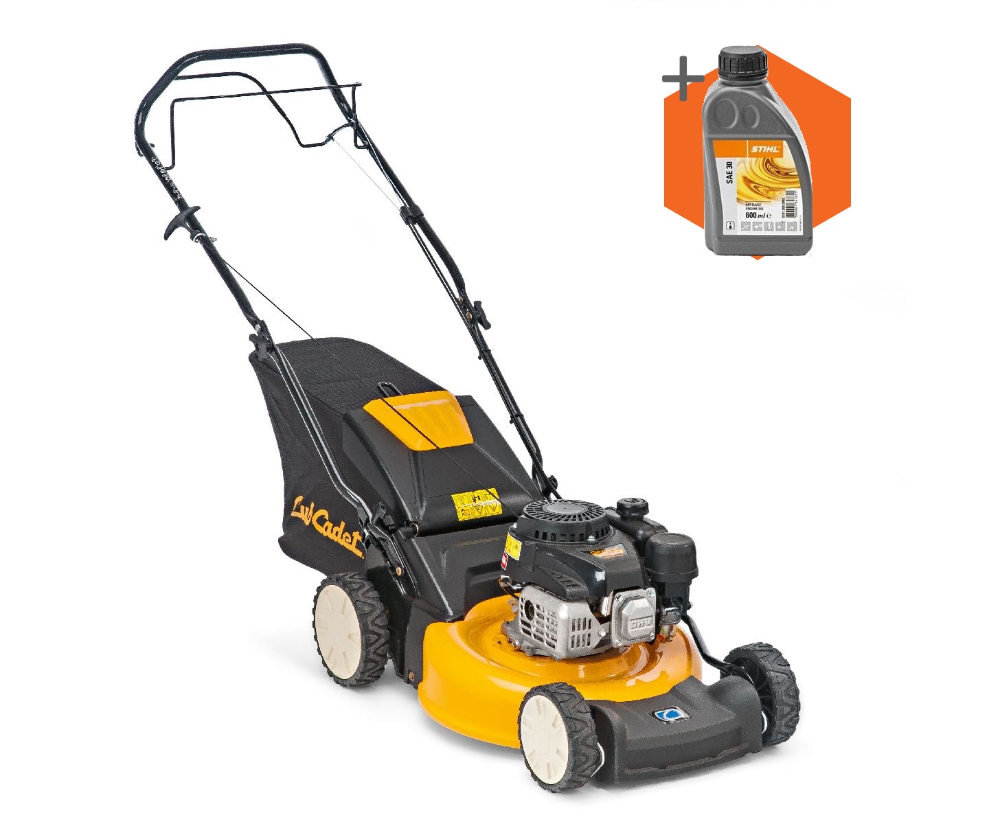 Cub Cadet LM1 AR42 Classic petrol self-propelled four wheeled lawn mower (42cm cut)