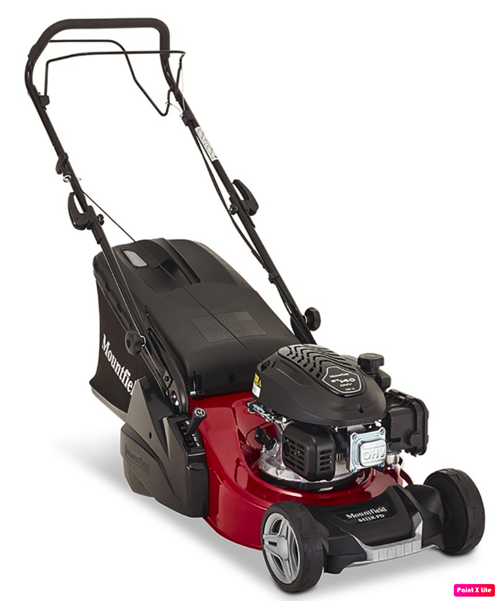 Mountfield S421R PD petrol self propelled rear roller lawn mower (41cm cut)