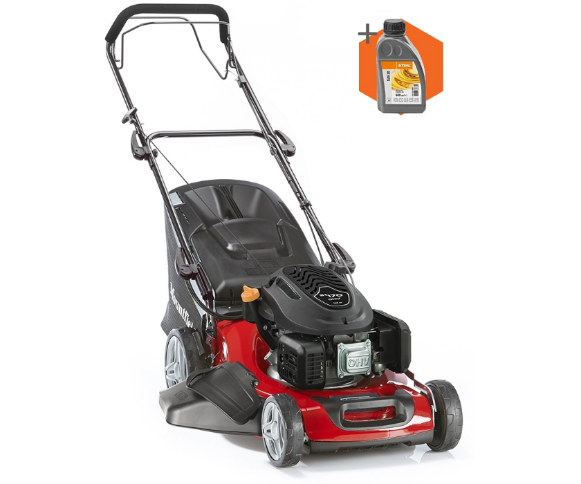 Mountfield S481 PD petrol self propelled four wheeled lawn mower (48cm cut)