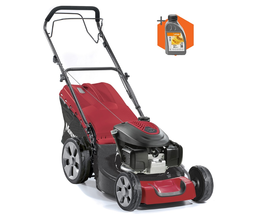 Mountfield SP53 Elite petrol self propelled four wheeled lawn mower (51cm cut)