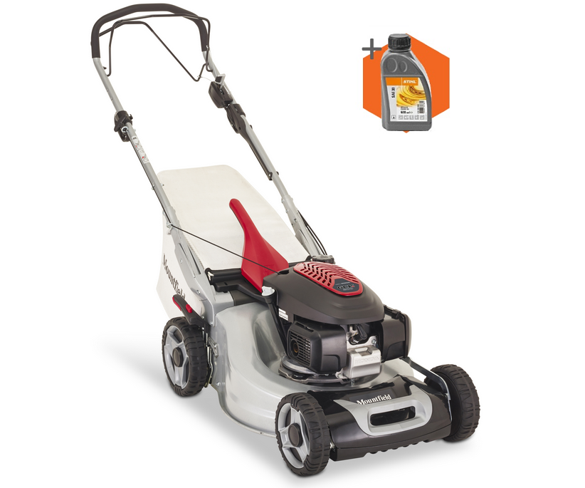 Mountfield SP555 V petrol self propelled four wheeled lawn mower (53cm cut)