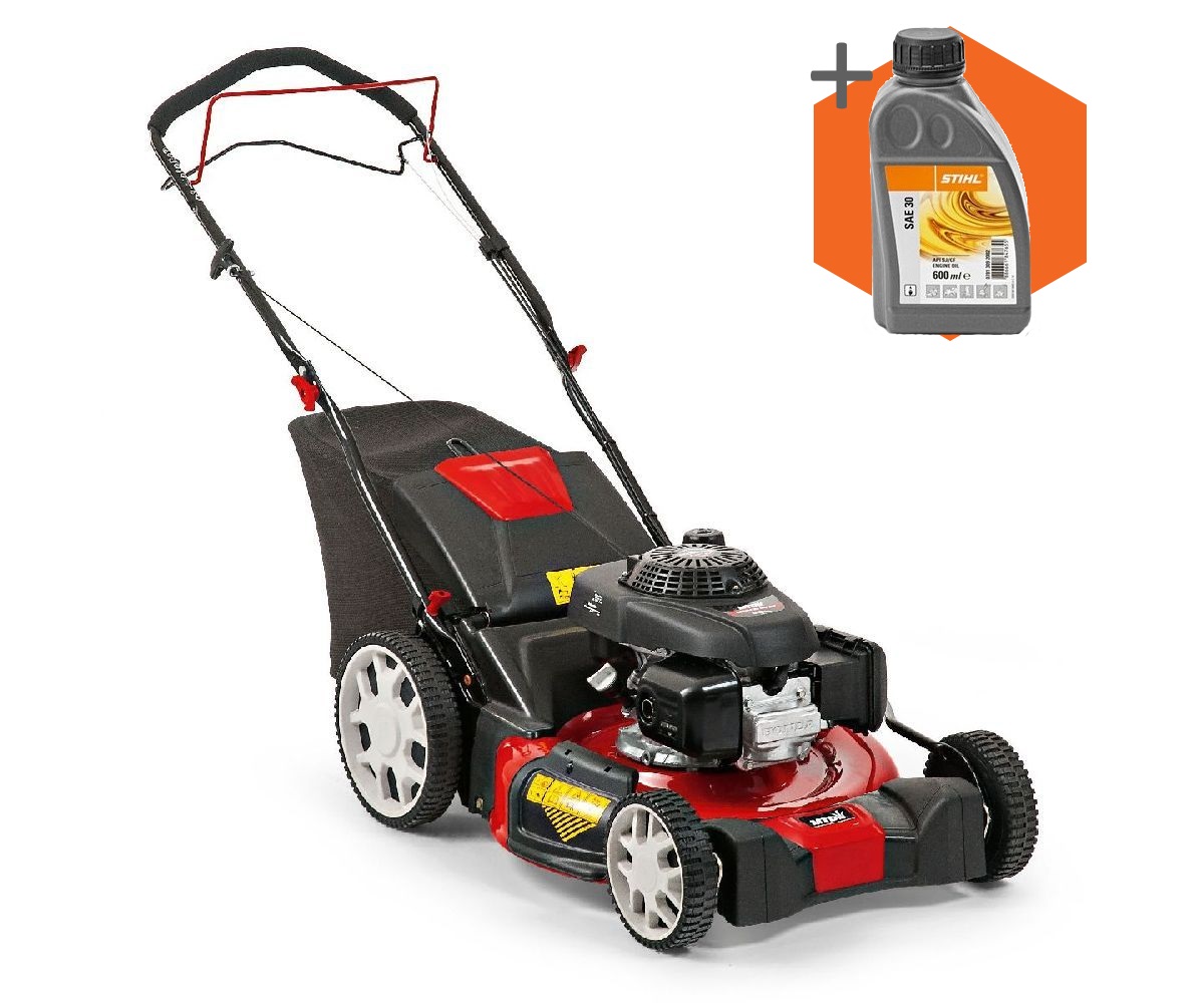 Lawnflite Optima 53SPHHW petrol self-propelled four wheeled lawn mower (21