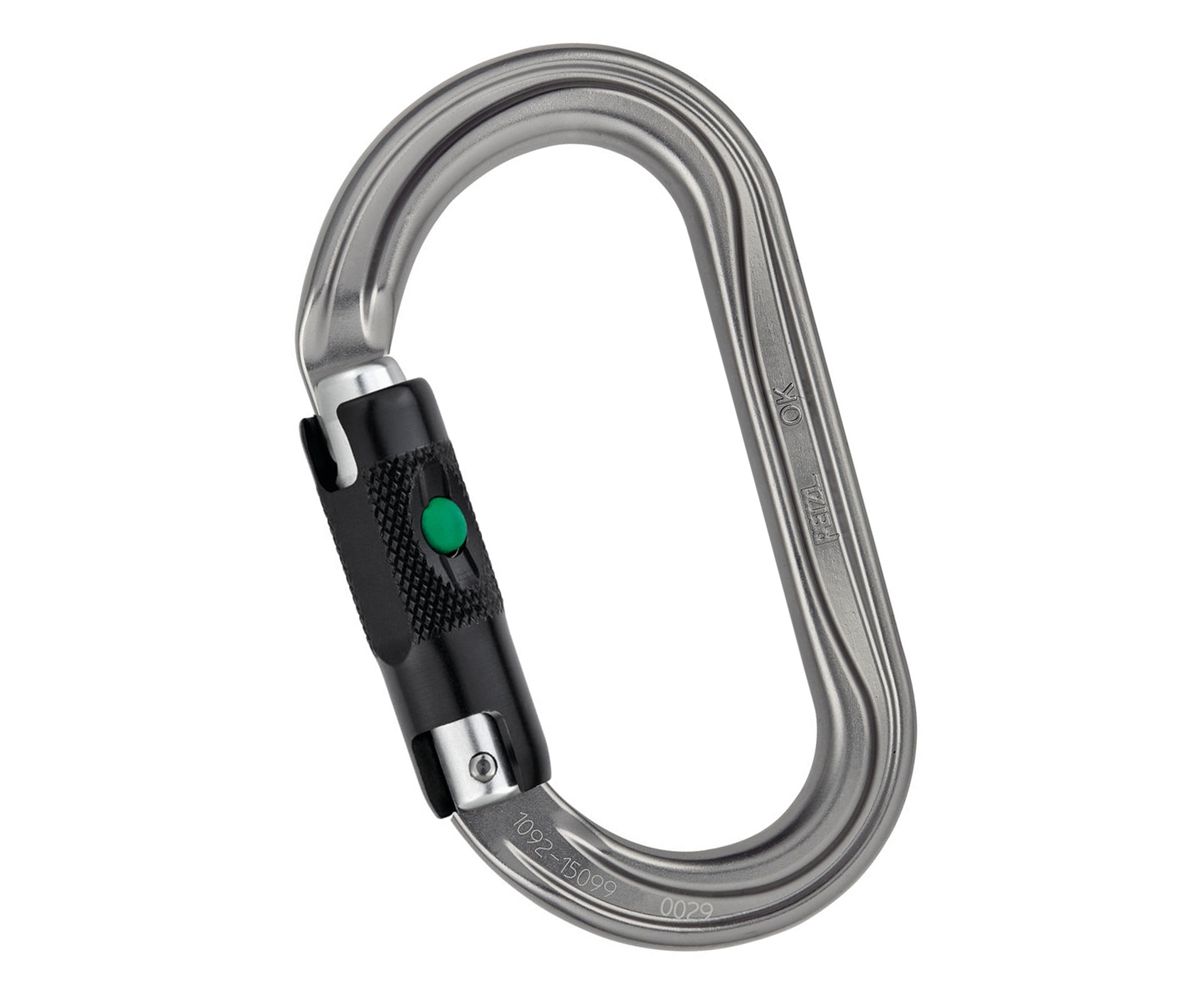Petzl 25kN M33ABL OK ball lock 3 way aluminium karabiner