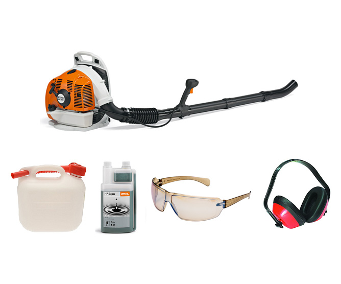 Stihl BR 350 backpack blower (63.3cc) (Machine with PROMO BUNDLE)