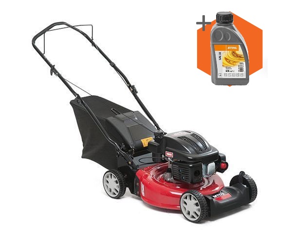 Lawnflite Smart 46 PO petrol push four wheeled lawn mower (18