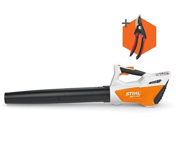 Stihl BGA 45 cordless battery blower (integrated battery) (comes with Wilkinson Sword secateurs)