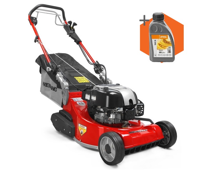 Weibang Legacy 48 VB petrol self-propelled rear-roller lawn mower (48cm cut)