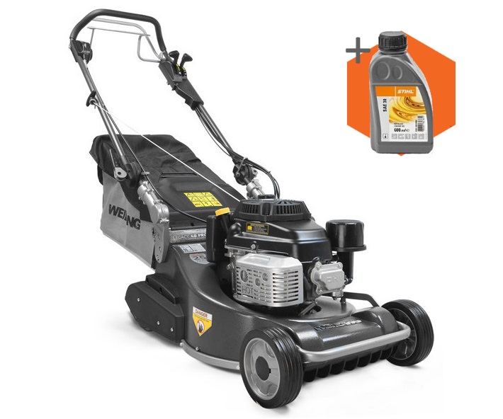 Weibang Legacy 48 PRO petrol self-propelled rear-roller lawn mower (48cm cut)