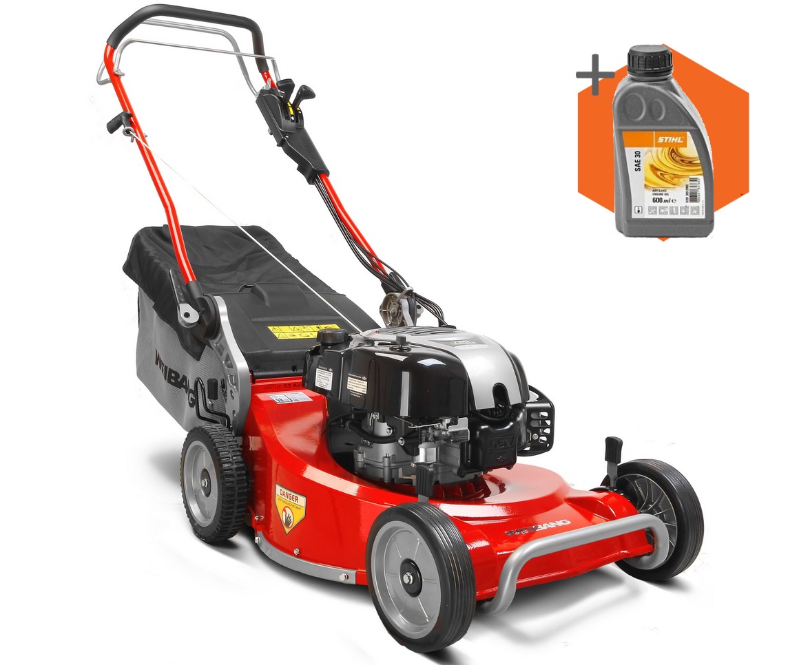 Weibang Virtue 53 AV petrol self-propelled four wheeled lawn mower (53cm cut)