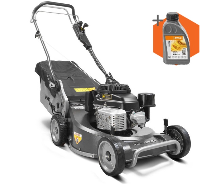 Weibang Virtue 53 PRO petrol self-propelled four wheeled lawn mower (53cm cut)