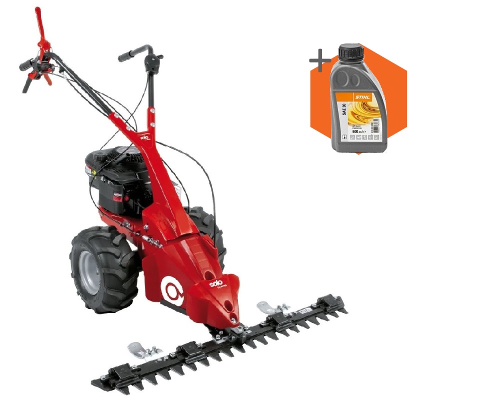 AL-KO Solo BM5001-R II petrol self-propelled two wheeled scythe mower (40