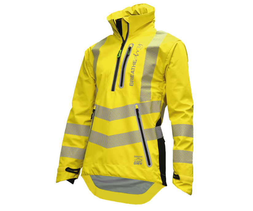 Arbortec Breathedry waterproof overhead smock (Hi-viz Yellow)