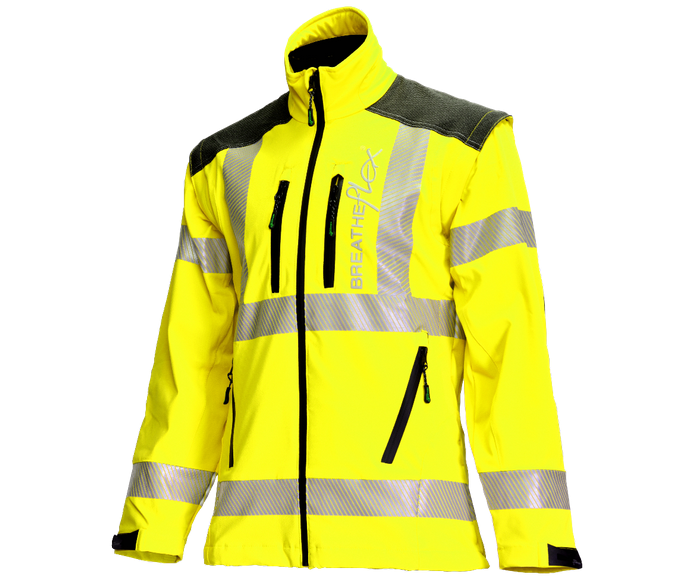 Arbortec Breatheflex performance work jacket (Hi-Viz Yellow)