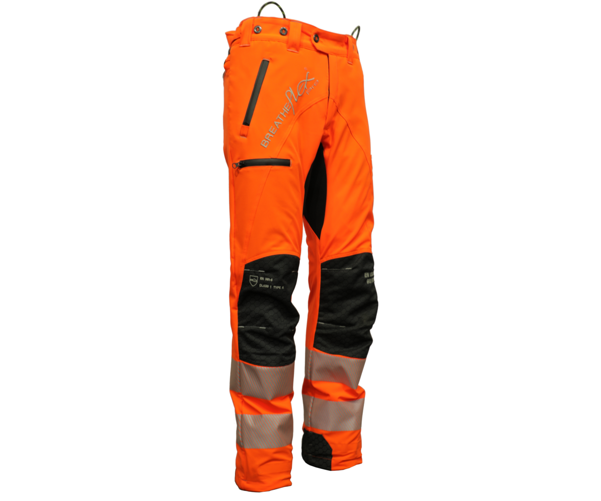 Arbortec Breatheflex Pro chainsaw trousers Type C, class 1 (Hi-Viz Orange)