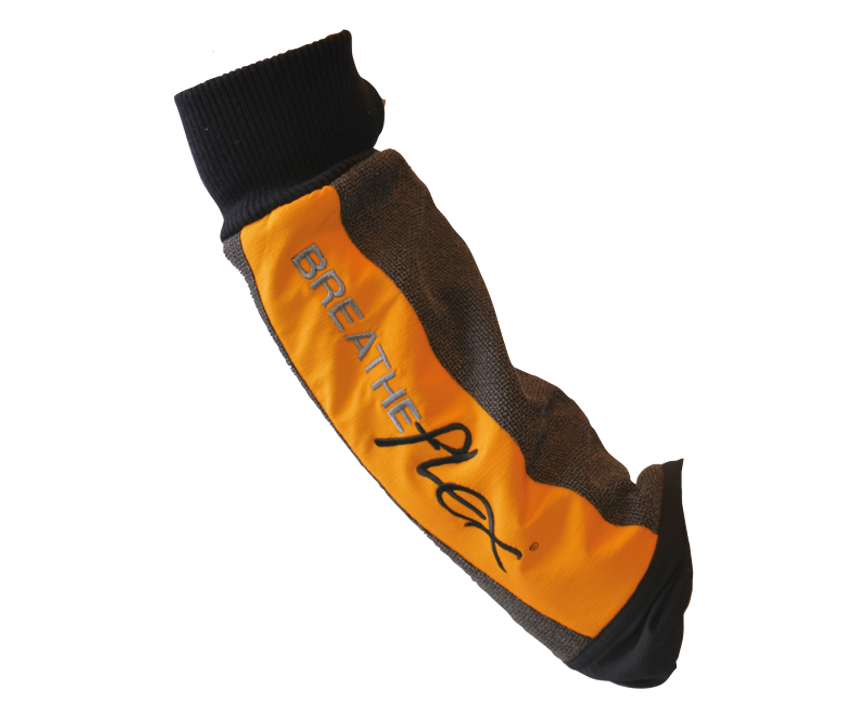 Arbortec chainsaw protection forearm sleeve (Orange)