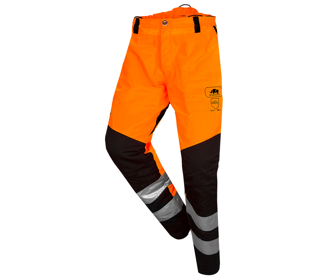 SIP Protection BasePro Hi-Viz chainsaw trousers Type A, class 1 (Hi-Viz Orange)