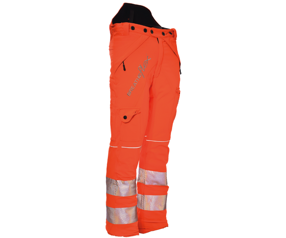 Arbortec Breatheflex GO/RT chainsaw trousers Type C, class 1 (Hi-viz orange)